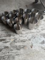 Rvs saus hoedjes 5 x 5 liter 4 x 4 liter 5x 3 liter, Ophalen, Zo goed als nieuw, Rvs, Kookpan of Snelkookpan