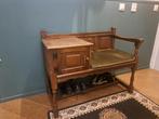 Vintage telefoonbankje / gangbankje, Antiek en Kunst, Antiek | Meubels | Stoelen en Banken, Ophalen