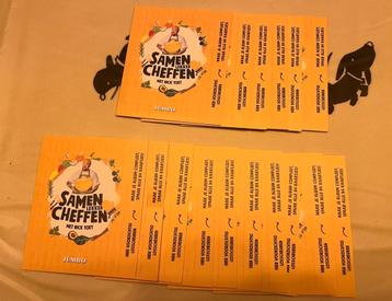 16x Samen lekker cheffen jumbo supermarkt  beschikbaar voor biedingen