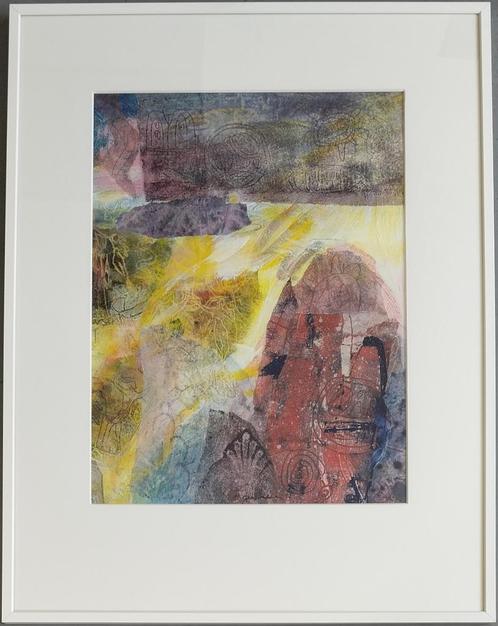 Greet Lyklema –gemengde techniek - gesigneerd, Antiek en Kunst, Kunst | Schilderijen | Modern, Ophalen
