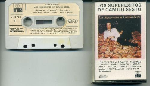 Camilo Sesto – Los Superexitos De Camilo Sesto 10 nrs 1976, Cd's en Dvd's, Cassettebandjes, Zo goed als nieuw, Origineel, Latin en Salsa