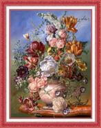 # Borduurpatroon; Bloemstuk 7 #, Verzenden, Nieuw, Handborduren, Patroon