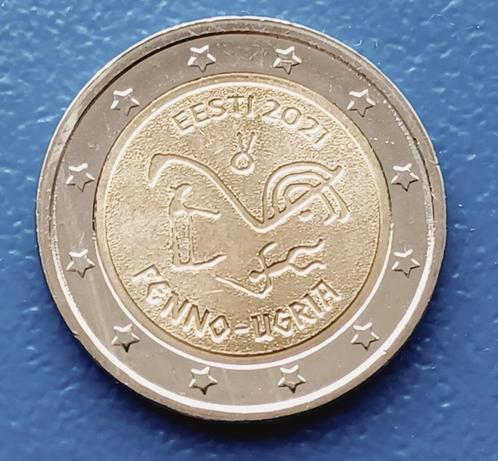 Estland 2 Euro "Fins-Oegrische Volkeren" - 2021, Postzegels en Munten, Munten | Europa | Euromunten, Losse munt, 2 euro, Estland