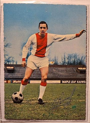 Kaart Johan Cruijff 1965 beschikbaar voor biedingen
