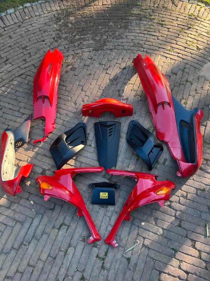 Gilera runner kappenset, Fietsen en Brommers, Brommeronderdelen | Scooters, Gebruikt, Ophalen
