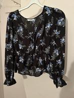 Blouse met bloemen Primark maat 16/44, Primark, Zwart, Maat 42/44 (L), Ophalen of Verzenden
