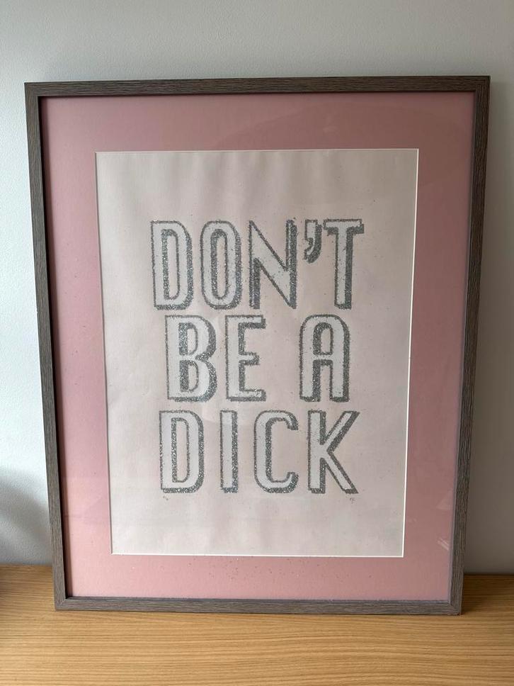Hannah Carvell Kunstwerk - Ingelijst, Huis en Inrichting, Woonaccessoires | Schilderijen, Tekeningen en Foto's, Zo goed als nieuw