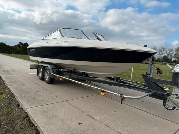 Speedboot Monterey 180 Bowrider., Watersport en Boten, Speedboten, Zo goed als nieuw, 3 tot 6 meter, Benzine, Polyester, Binnenboordmotor