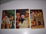 3 Oude kaarten Pipo De Clown, Felicio en Mik jaren 60, Tv, Foto of Kaart, Gebruikt, Ophalen of Verzenden