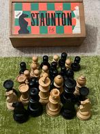 Vintage Vhess Staunton  Koninghoogte 76 mm, Een of twee spelers, Ophalen of Verzenden, Gebruikt, Reisspel