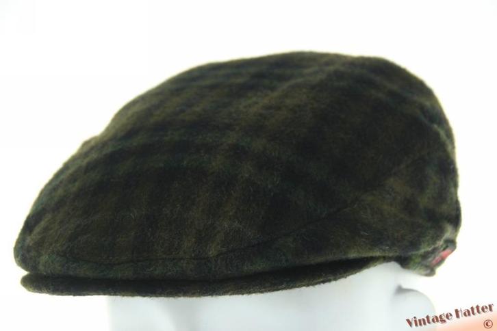 Vintage flatcap Platte pet Mayser-Milz groen bruin geruit 56, Kleding | Heren, Hoeden en Petten, Zo goed als nieuw, Pet, 57 cm (M, 7⅛ inch) of minder