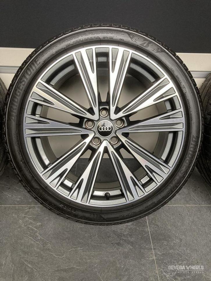 20” originele Audi A6 C8 velgen + banden 5x112 4K0 601 025J, Auto-onderdelen, Banden en Velgen, Banden en Velgen, Zomerbanden
