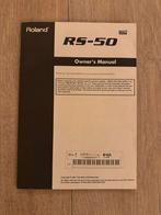 Roland RS-50 Handleiding / Owner's Manual, Muziek en Instrumenten, Ophalen of Verzenden, Gebruikt