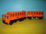 Hebel  MAN combi met Kraan en Lading  Herpa, Ophalen of Verzenden, Zo goed als nieuw, Bus of Vrachtwagen, Herpa