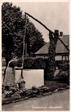 Grubbenvorst Dorpsidylle vrouw bij put, Verzamelen, Verzenden, 1940 tot 1960, Gelopen, Limburg