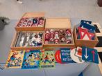 Vintage Verkeersles Materiaal met Mickey Mouse Boekjes, Antiek en Kunst, Curiosa en Brocante, Ophalen of Verzenden