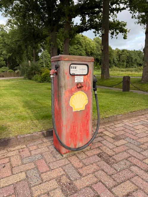 Oude tuthill wayne shell benzinepomp oldtimer auto garage, Verzamelen, Automaten | Overige, Gebruikt, Ophalen