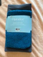Optidee Clean-Duo-Set+ Handdoeken - Nieuw, Verzenden, Nieuw, Blauw, Handdoek