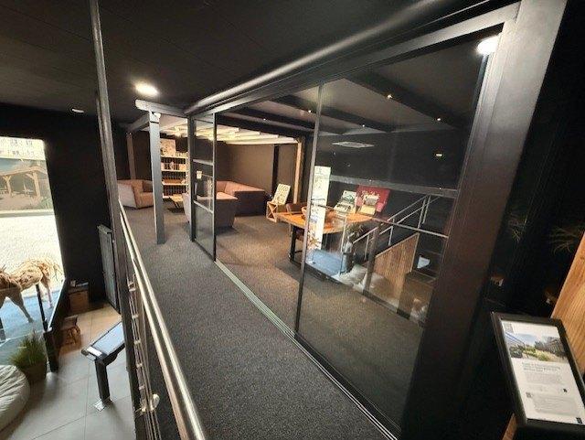 SHOWMODEL Overkapping 406x250 cm incl. schuifwanden € 2175, Tuin en Terras, Overkappingen, Nieuw, Veranda, Ophalen of Verzenden