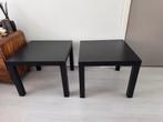 2x IKEA LACK Bijzettafel Zwart, Ophalen, Minder dan 45 cm, Minder dan 55 cm, Gebruikt