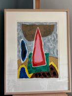 Harry Gerritz Zeefdruk in Houten Lijst - Gesigneerd & Genumm, Antiek en Kunst, Kunst | Litho's en Zeefdrukken, Ophalen
