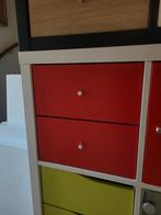 Expedit inzet ladeblok rood past ook in Kallax, Huis en Inrichting, Kasten | Ladekasten, Ophalen, Minder dan 50 cm, Zo goed als nieuw