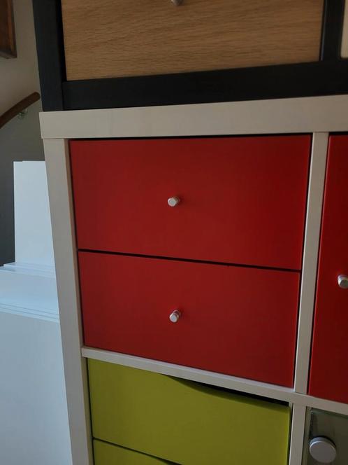 Expedit inzet ladeblok rood past ook in Kallax, Huis en Inrichting, Kasten | Ladekasten, Zo goed als nieuw, Minder dan 100 cm