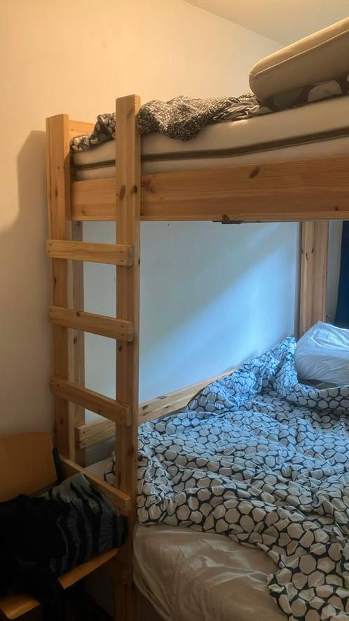 Twee persoons hoogslaper, Huis en Inrichting, Slaapkamer | Stapelbedden en Hoogslapers, Zo goed als nieuw, Hoogslaper, 160 cm