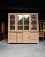 Stoere Buffetkast | Greeploze Servieskast | Teakhout #2291, Huis en Inrichting, Kasten | Buffetkasten, Niet ingevuld, Gebruikt