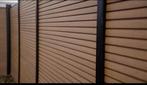 Schutting Hout Beton 100,- p meter & Composieten schuttingen, 1 tot 2 meter, Verzenden, 6 meter of meer, Nieuw