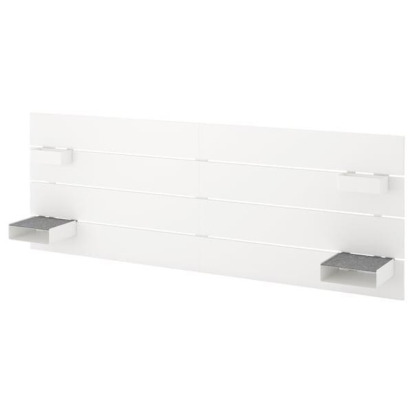 Nordli hoofdbord wit Ikea (nooit gebruikt), Huis en Inrichting, Woonaccessoires | Wandplanken en Boekenplanken, Nieuw, Ophalen