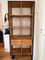 Wood cabinet, Zo goed als nieuw, Minder dan 100 cm, 25 tot 50 cm, 50 tot 100 cm