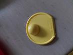 GEZOCHT deze magnetron schaal deksel, Huis en Inrichting, Keuken | Tupperware, Verzenden, Zo goed als nieuw, Geel, Schaal