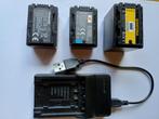 3 X Panasonic ACCU +Lader, Audio, Tv en Foto, Fotografie | Accu's en Batterijen, Gebruikt, Ophalen of Verzenden