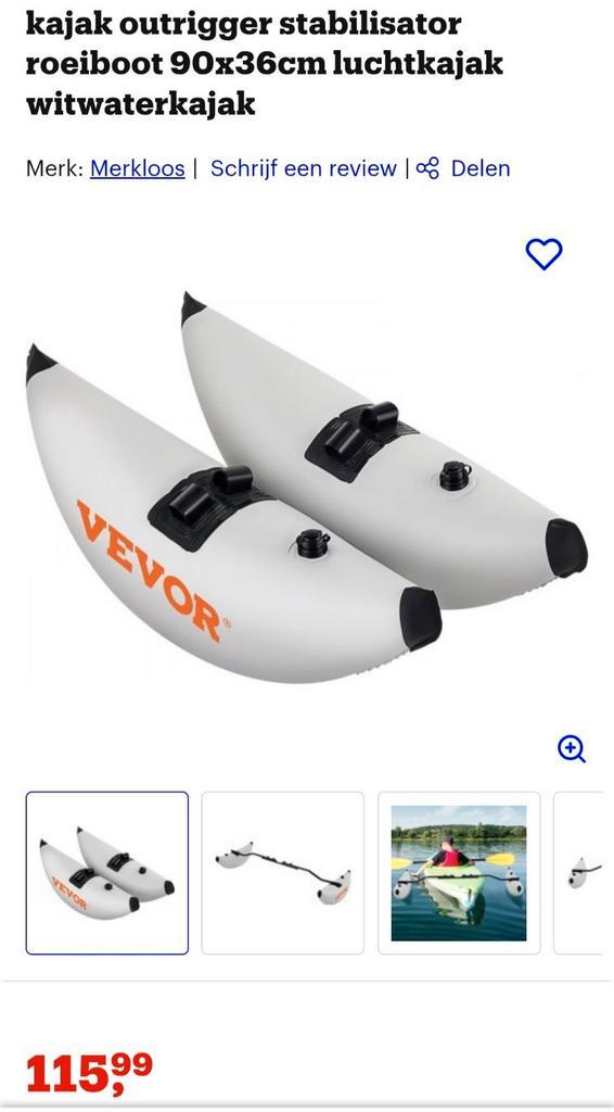 Kajak/roeiboot stabilisators, Watersport en Boten, Peddels, Nieuw, Ophalen of Verzenden