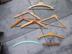 7 oude houten kledinghangers, Ophalen of Verzenden