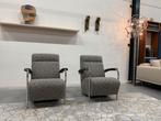 2 Nieuw Leolux Scylla Fauteuil hoog state stof design stoel, Huis en Inrichting, Fauteuils, Leolux, Nieuw, 75 tot 100 cm, Ophalen of Verzenden