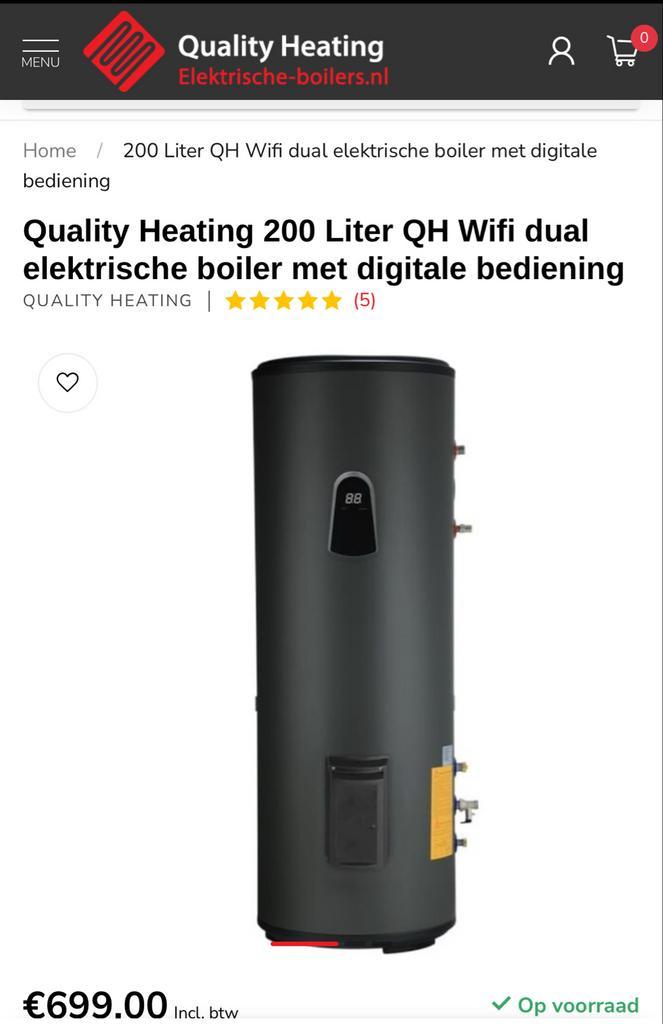 Nieuwe Quality Heating Elektrische Boiler 200L, Doe-het-zelf en Verbouw, Geisers en Boilers, Nieuw, Boiler, 100 liter of meer