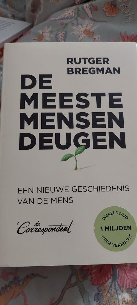 Rutger Bregman - De meeste mensen deugen, Boeken, Overige Boeken, Zo goed als nieuw, Ophalen of Verzenden