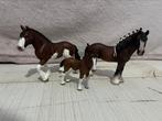 Sleich shire familie, Ophalen of Verzenden, Zo goed als nieuw, Paard, Beeldje of Figuurtje