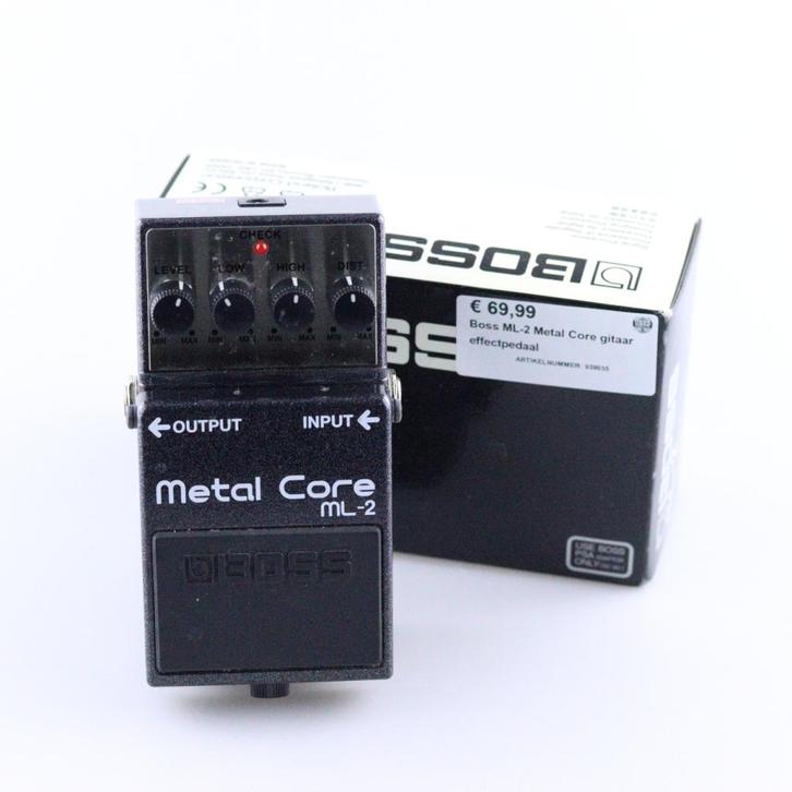 Boss ML-2 Metal Core gitaar effectpedaal, Muziek en Instrumenten, Effecten, Zo goed als nieuw