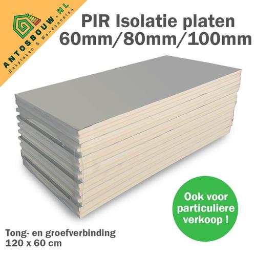PIR-isolatieplaten A en B keus, Doe-het-zelf en Verbouw, Isolatie en Afdichting, Nieuw, Hardschuim (Pir), 15 m² of meer, Ophalen