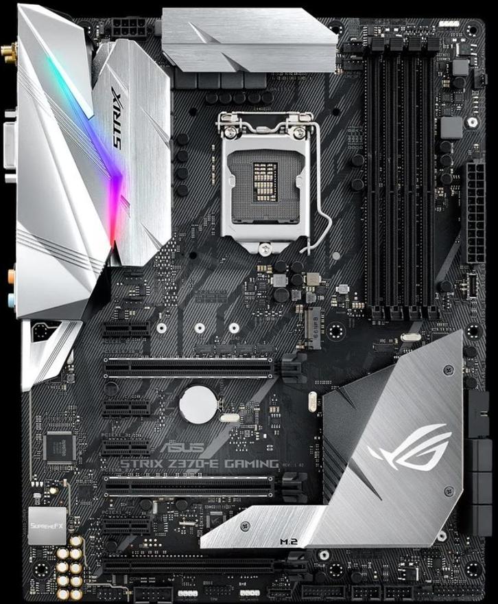 ASUS ROG Strix Z370-E GAMING socket 1151, Computers en Software, Moederborden, Gebruikt, DDR4, Verzenden