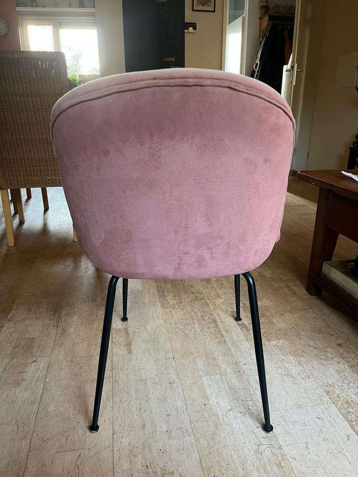 GRATIS roze stoel, Huis en Inrichting, Stoelen, Gebruikt, Eén, Stof, Overige kleuren, Ophalen