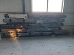 Antieke balken, Gebruikt, Ophalen of Verzenden, Hardhout, 250 cm of meer