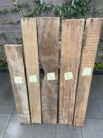 4 eiken balken, Gebruikt, Eiken, Ophalen of Verzenden, 50 mm of meer