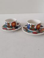 vintage villeroy & Boch decor acapulco kop en schotels, Ophalen of Verzenden