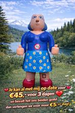 Opblaasbare Sarah pop te huur, Ophalen of Verzenden, Gebruikt, Feestartikel, Abraham of Sarah