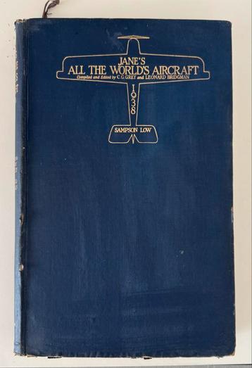 Jane's All the Worlds Aircraft 1938 boek beschikbaar voor biedingen