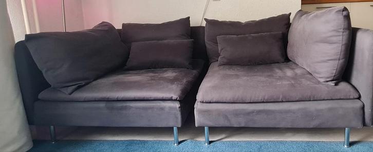 2 Hoekelementen Soderhamn - Grijs. 25€ p/st, Huis en Inrichting, Banken | Bankstellen, Gebruikt, Hoekbank, Tweepersoons, 150 tot 200 cm